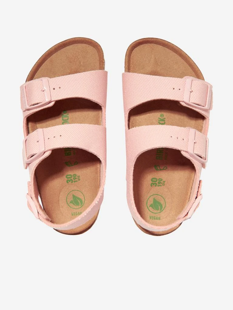 商品Birkenstock|BIRKENSTOCK Girls Milano TEX Canvas Sandals in Pink,价格¥446,第4张图片详细描述