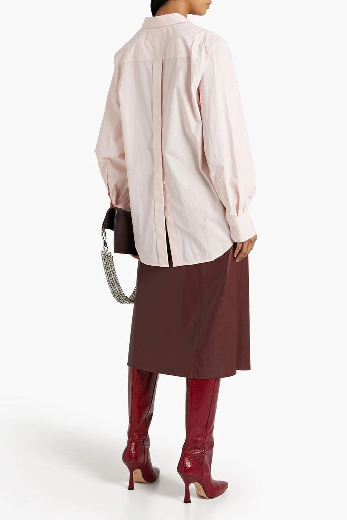商品Helmut Lang|Cotton-blend poplin shirt,价格¥797,第3张图片详细描述