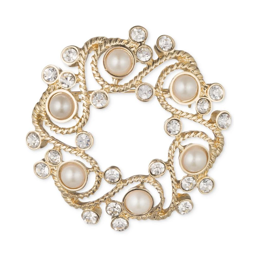 商品Anne Klein|珍珠花环胸针, a Macy's Exclusive Style,价格¥206,第1张图片