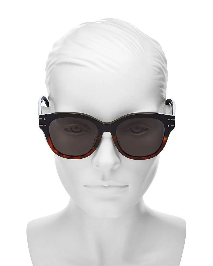 商品Dior|DIOR DiorSignature B6F Round  Sunglasses, 55mm,价格¥4354-¥4429,第3张图片详细描述