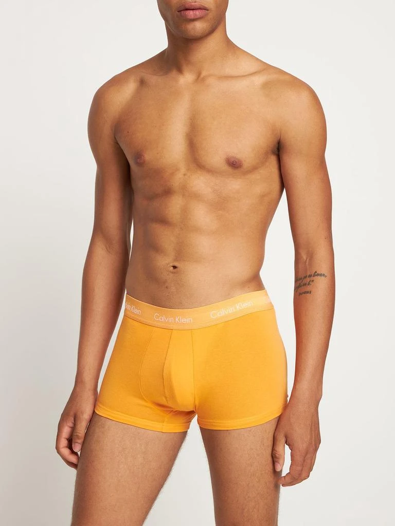 商品Calvin Klein|Pack Of 5 Stretch Cotton Low Rise Trunks,价格¥649,第4张图片详细描述