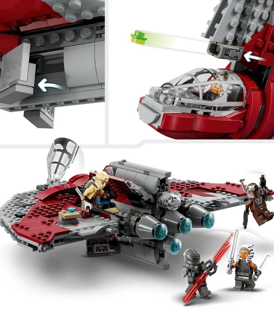 商品LEGO|Star Wars Ahsoka Tano's T-6 Jedi Shuttle 75362,价格¥693,第5张图片详细描述