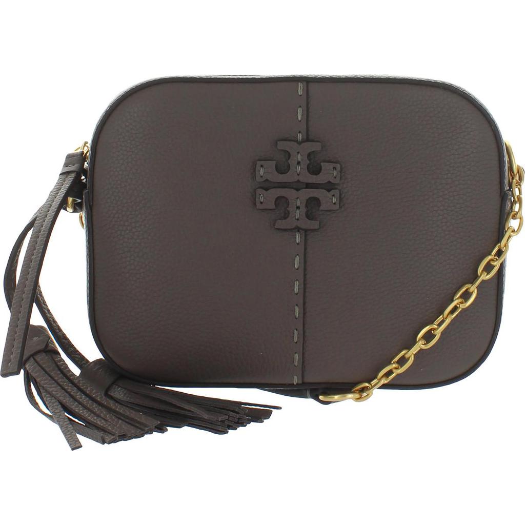Tory Burch McGraw Women's Pebbled Leather Tasseled Camera Handbag商品第1张图片规格展示