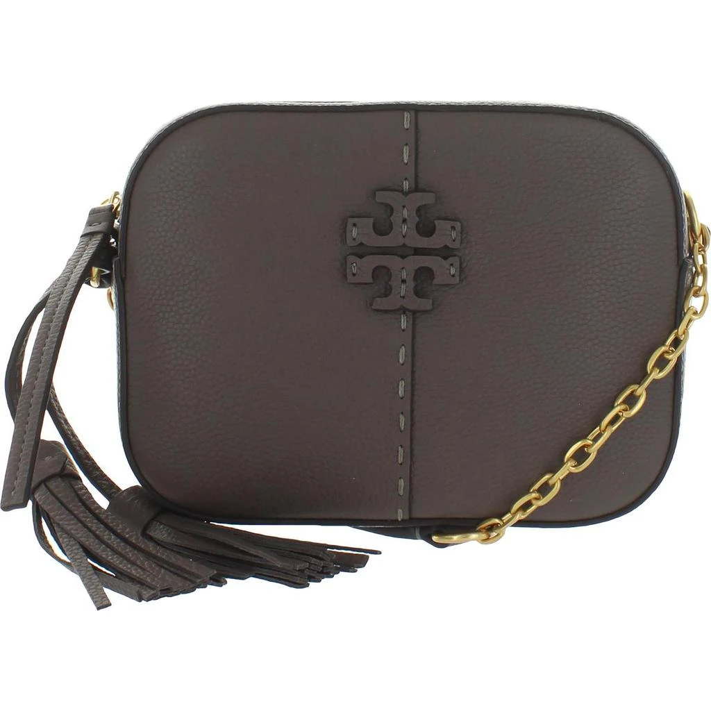 商品Tory Burch|Tory Burch McGraw Women's Pebbled Leather Tasseled Camera Handbag,价格¥1793,第2张图片详细描述