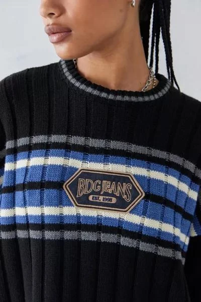 商品BDG|BDG Striped Knit Boyfriend  Sweater,价格¥597,第3张图片详细描述