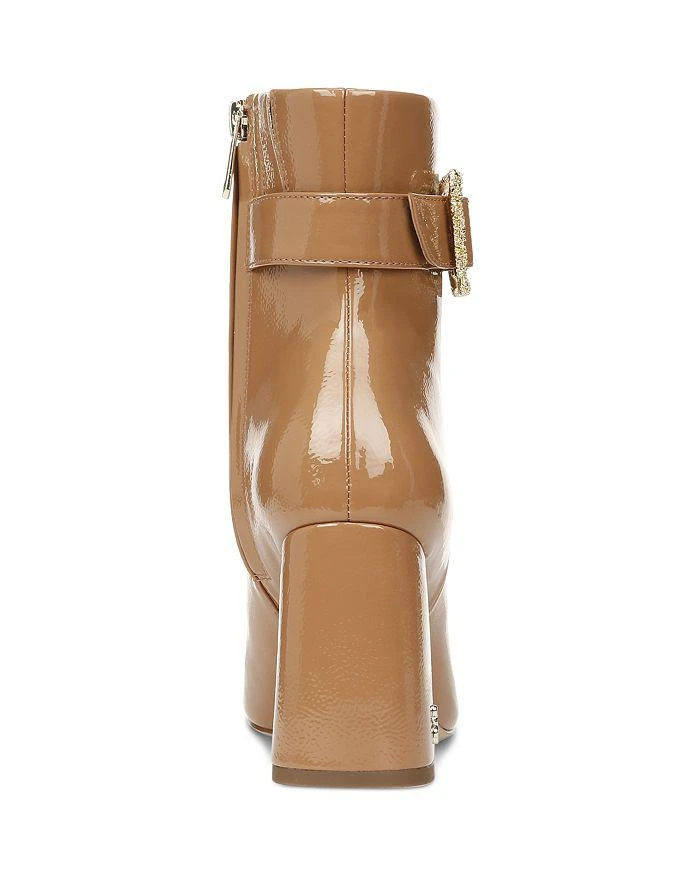 商品Sam Edelman|Women's Corinne Square Toe Buckled Strap High Heel Dress Booties,价格¥382,第4张图片详细描述