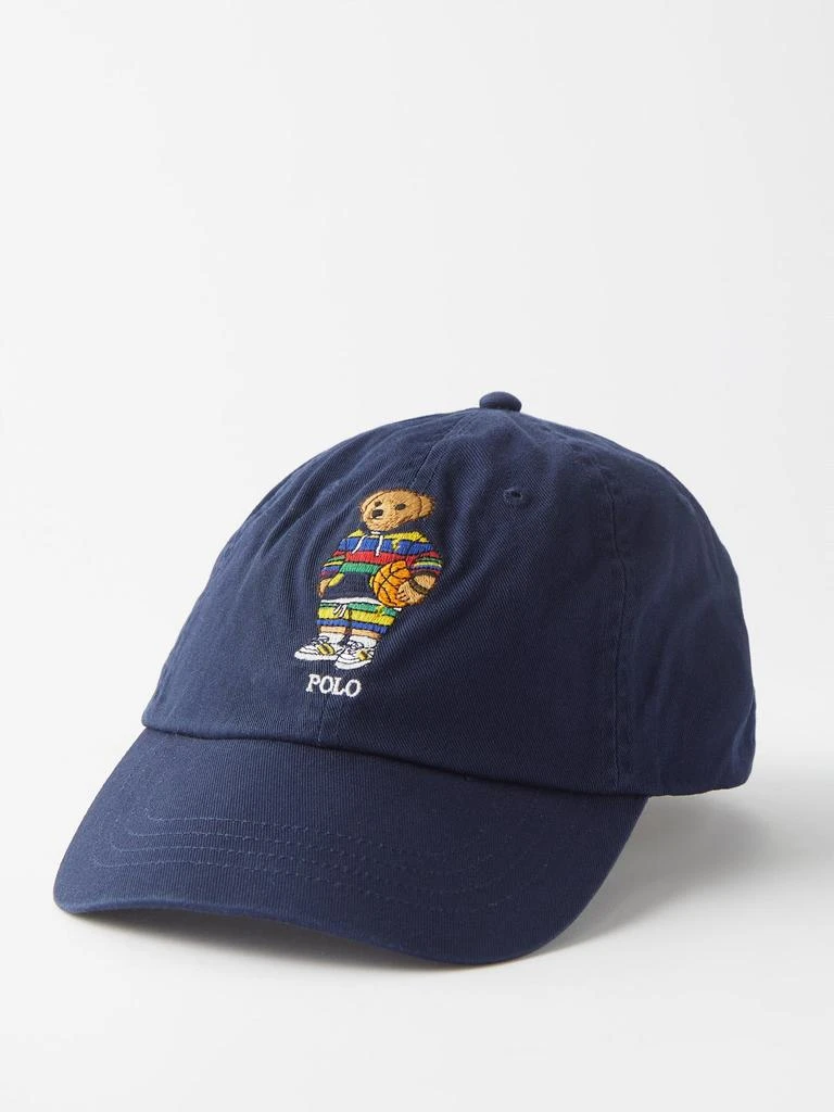 商品Ralph Lauren|Polo Bear-embroidered cotton-twill cap,价格¥661,第1张图片