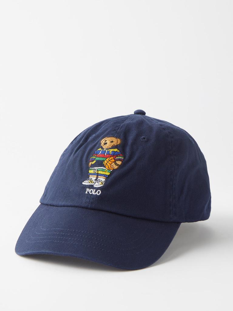 商品Ralph Lauren|Polo Bear-embroidered cotton-twill cap,价格¥530,第1张图片