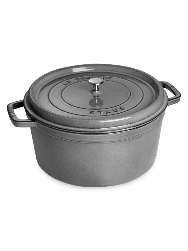 商品Staub|13.25 Inch Round Cast Iron Cocotte,价格¥5240,第1张图片