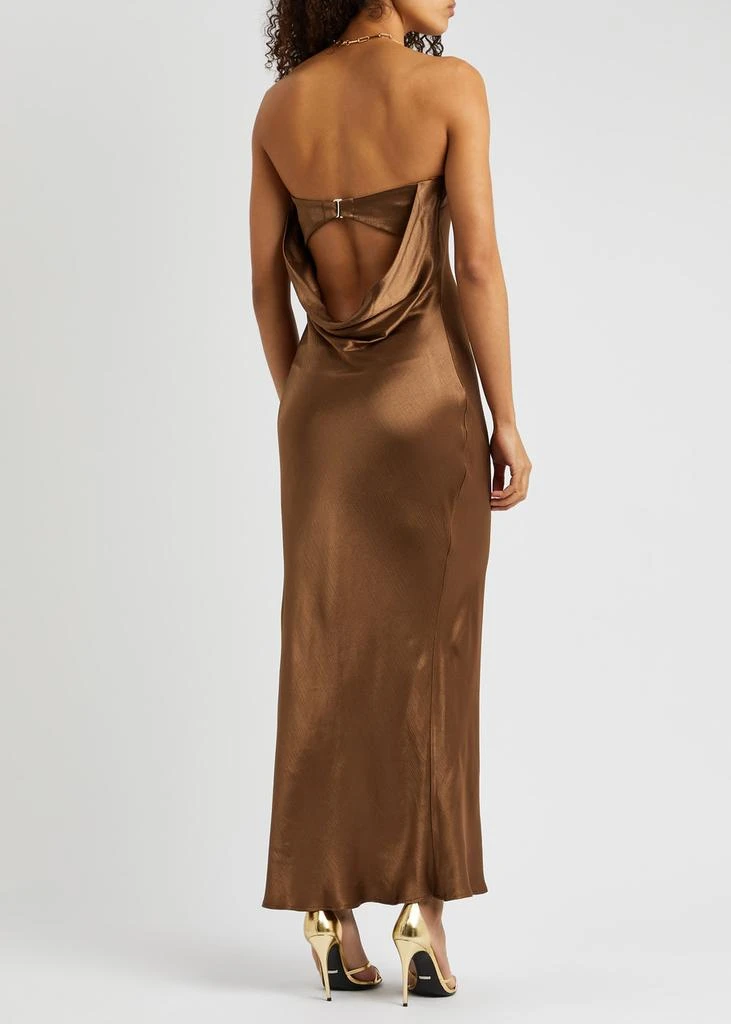 商品Bec & Bridge|Moon Dance strapless satin maxi dress,价格¥1816,第3张图片详细描述