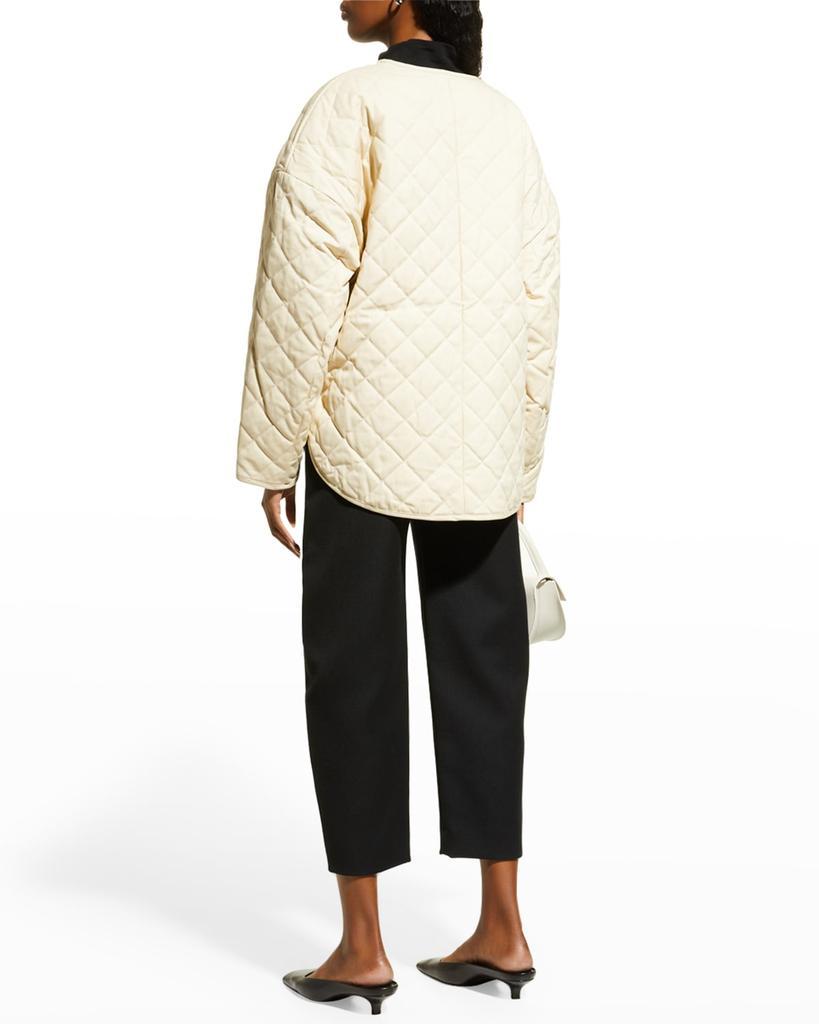 商品Totême|Quilted Oversize Canvas Jacket,价格¥4298,第6张图片详细描述