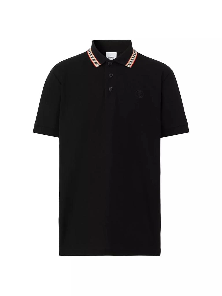 商品Burberry|Pierson Piqué Polo Shirt,价格¥2322,第1张图片