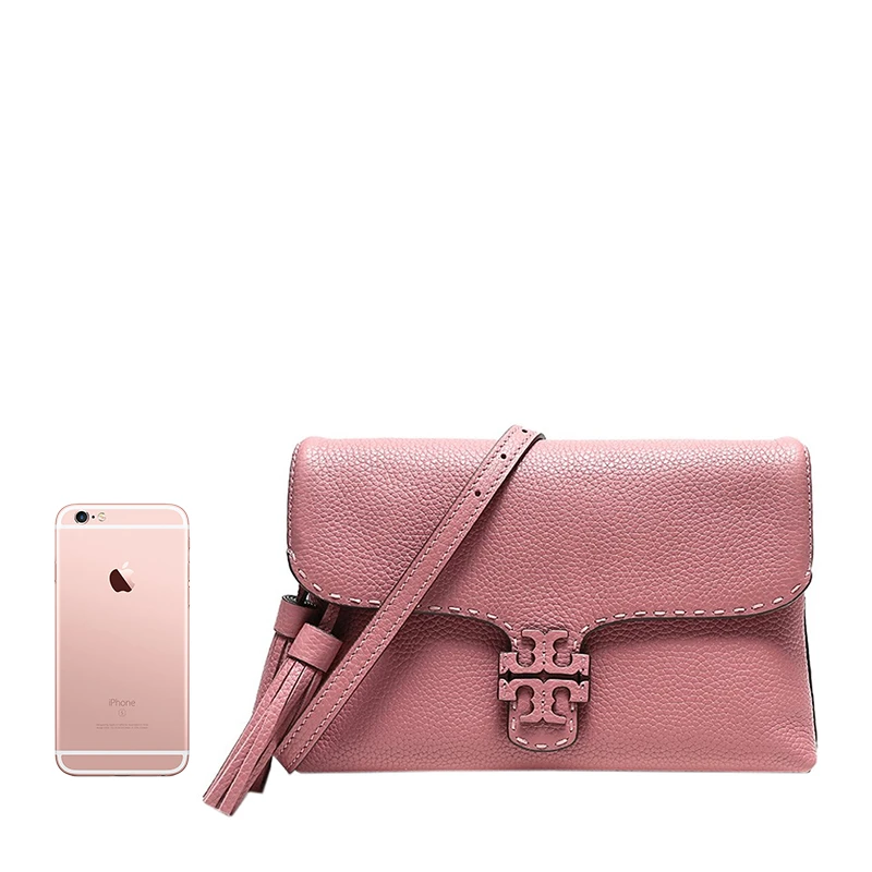 Tory Burch 汤丽柏琦 女士粉色斜跨单肩包 53163-651 商品