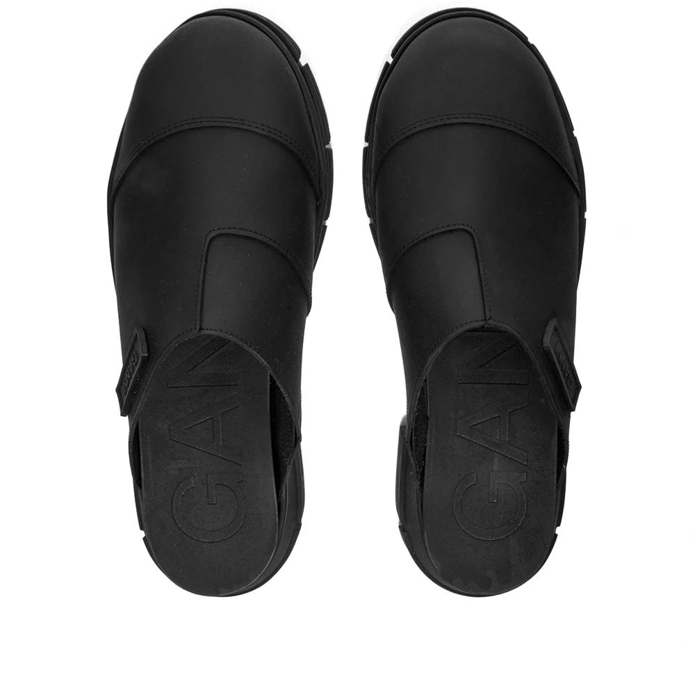 商品Ganni|GANNI Recycled Rubber City Mule,价格¥1832,第5张图片详细描述