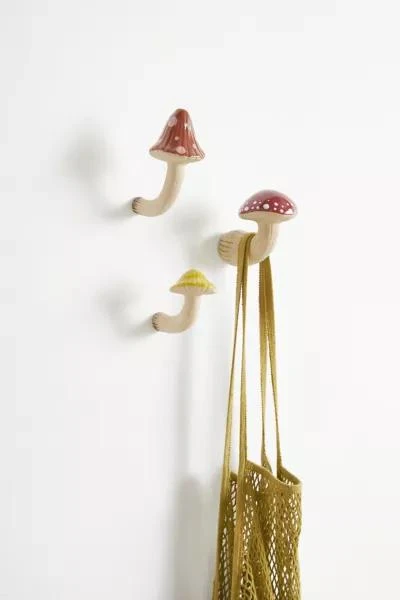 商品Urban Outfitters|Mushroom Shape Wall Hook,价格¥107,第4张图片详细描述