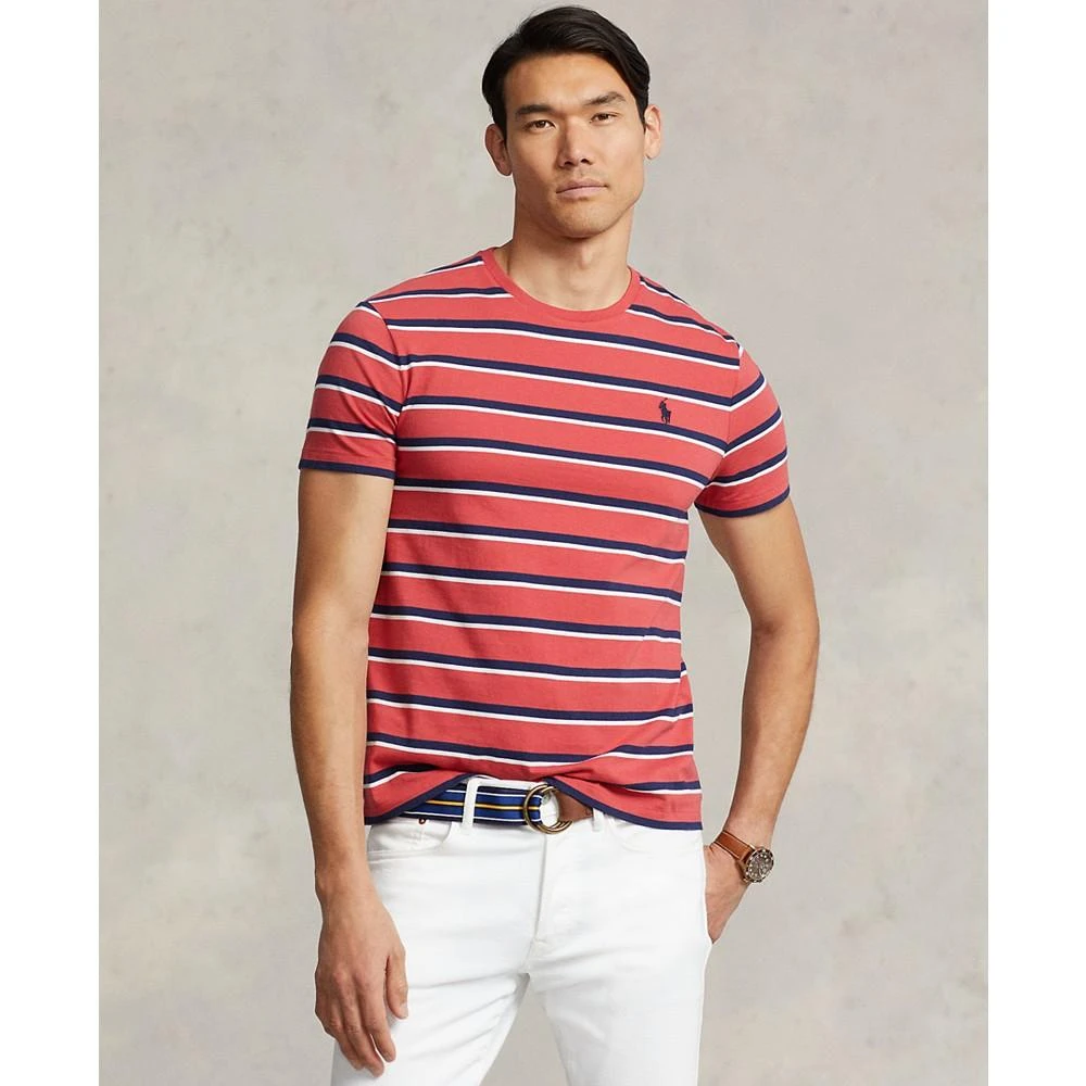 商品Ralph Lauren|Men's Cotton Classic-Fit Striped Jersey T-Shirt,价格¥224,第1张图片