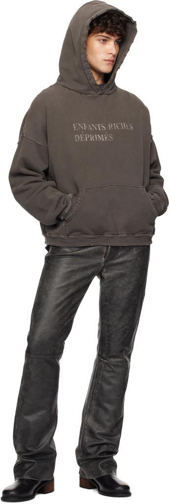 Gray Classic Logo Hoodie – On Sale Now with Up to 10% Off