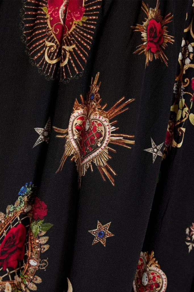 商品Camilla|Embellished printed silk crepe de chine mini dress,价格¥2858,第4张图片详细描述