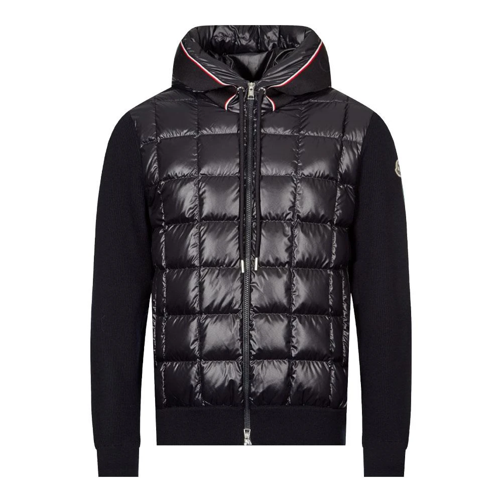 商品Moncler|Moncler Down-Filled Hooded Cardigan - Navy,价格¥8190,第1张图片