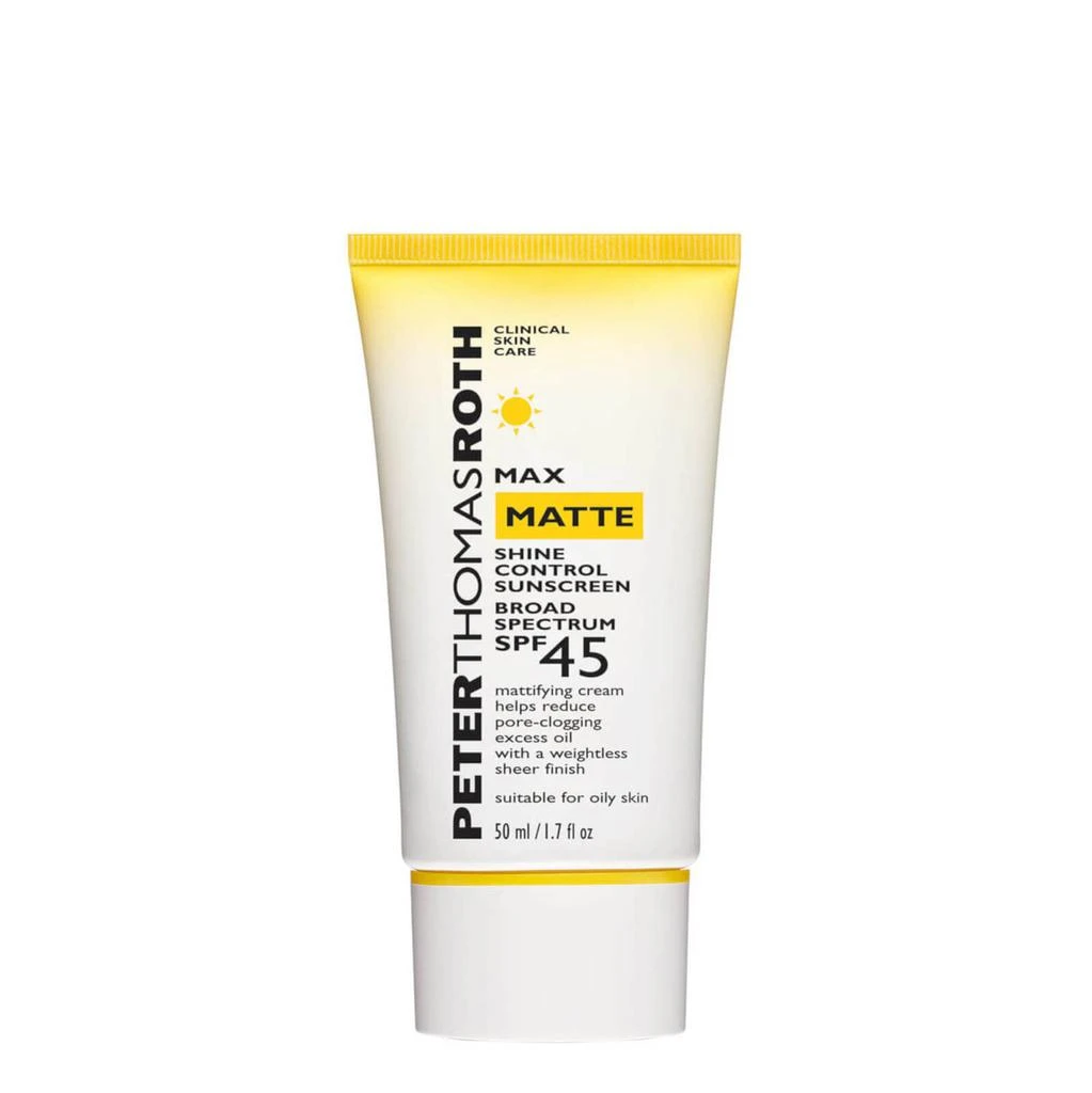 商品Peter Thomas Roth|Peter Thomas Roth Max Matte Broad Spectrum SPF 45 UVAUVB Protective Dry Cream 1.7 fl. oz.,价格¥218,第1张图片