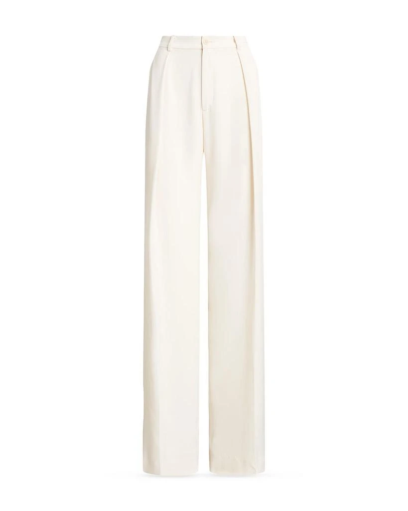 商品Ralph Lauren|Pleated High Rise Wide Leg Pants,价格¥1317,第1张图片