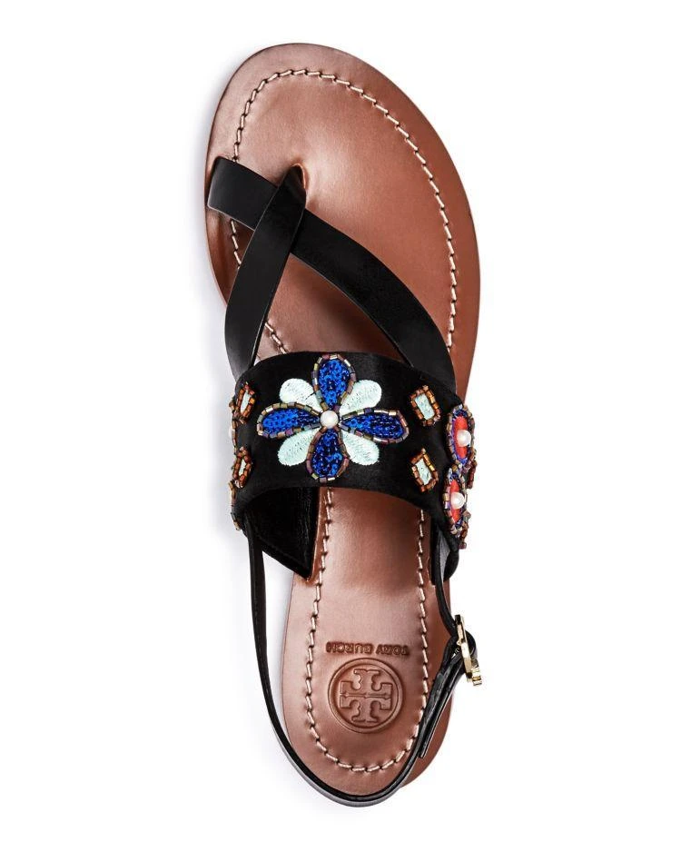 商品Tory Burch|Women's Estella Embellished Slingback Sandals,价格¥1323,第3张图片详细描述