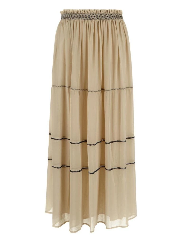 商品See by Chloé|Antique White Skirt,价格¥2087,第1张图片