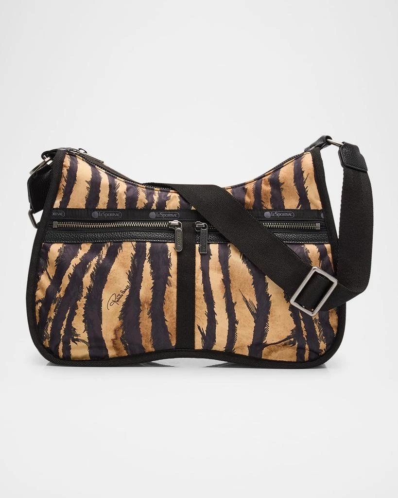 商品LeSportsac|x Roberto Cavalli Torino Zebra-Print Crossbody Bag,价格¥3059,第1张图片