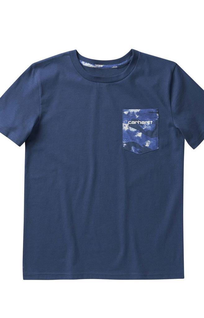 商品Carhartt|(CA6264) SS Pocket T-Shirt - Dark Denim Heather,价格¥56,第1张图片