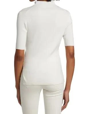 商品Theory|Hudson Drawstring Cotton T-Shirt,价格¥519,第2张图片详细描述