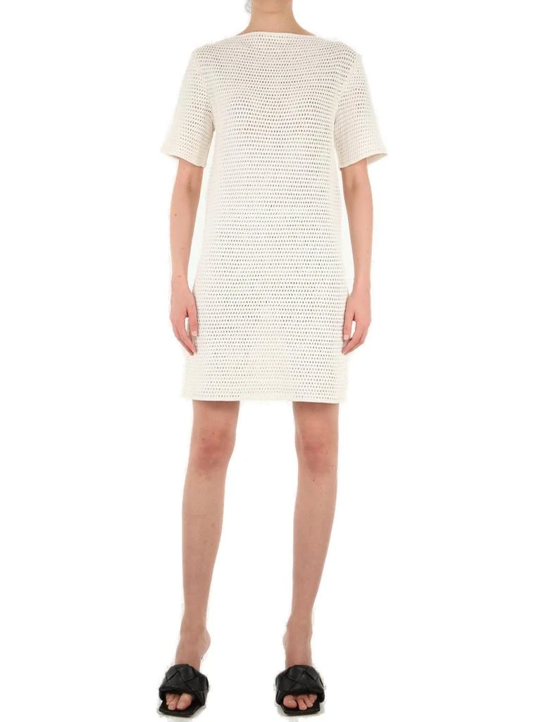 商品Bottega Veneta|Bottega Veneta Short Sleeved Cut-Out Mini Dress,价格¥7703,第3张图片详细描述