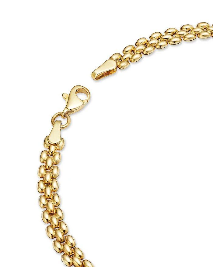 商品Bloomingdale's|Popcorn Link Chain Necklace in 14K Yellow Gold, 17.25" - Exclusive,价格¥10952,第4张图片详细描述