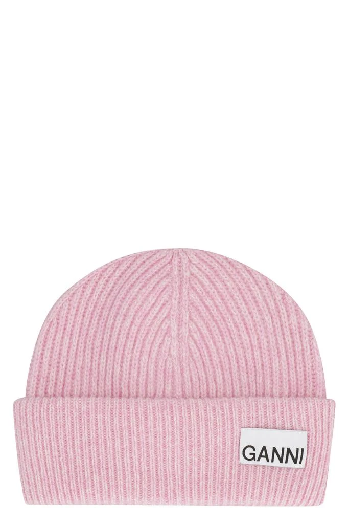 商品Ganni|RIBBED KNIT BEANIE,价格¥663,第1张图片