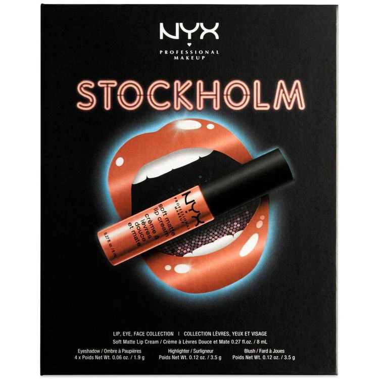 商品NYX Professional Makeup|Lip, Eye & Face Palette - Stockholm,价格¥56,第2张图片详细描述