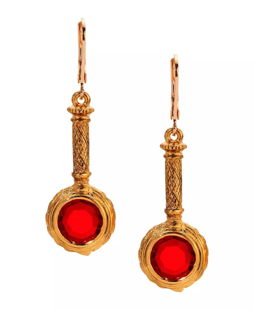 商品2028|Crystal Magnifier Shape Earrings,价格¥357,第2张图片详细描述