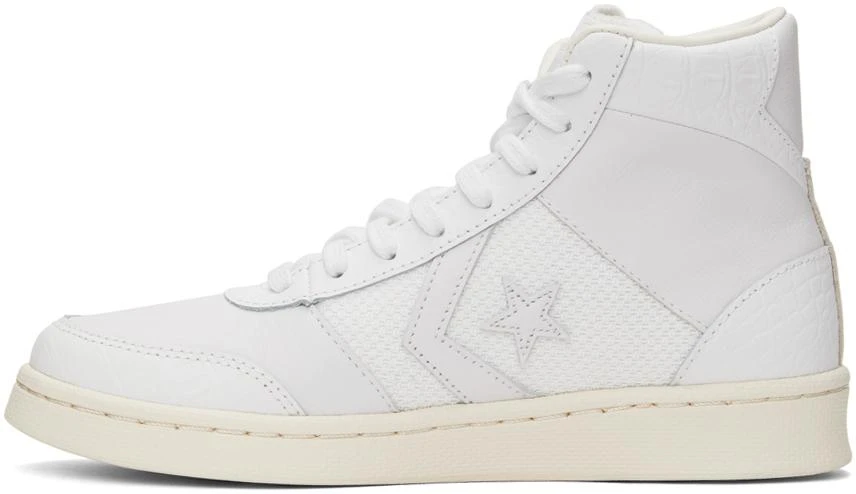 商品Converse|White Croc Pro Sport Hi Sneakers,价格¥249,第3张图片详细描述