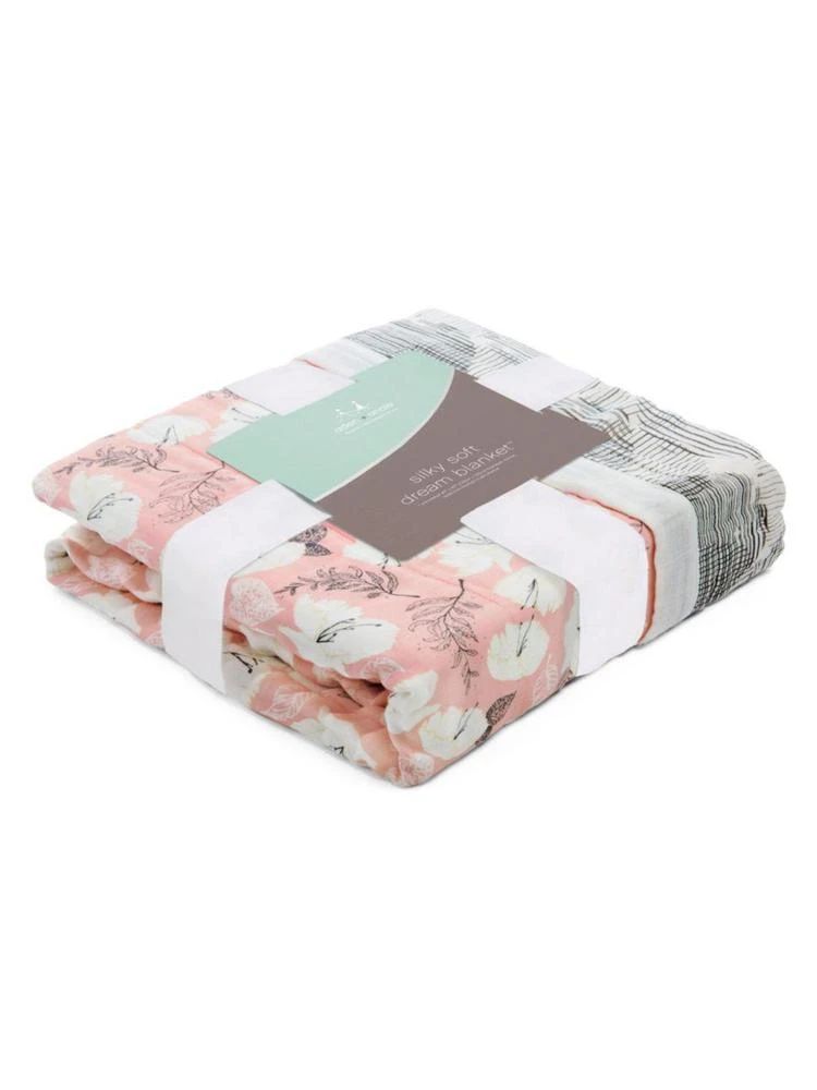 商品aden + anais|Pretty Petals 花朵图案婴儿厚纱布毯,价格¥337,第2张图片详细描述