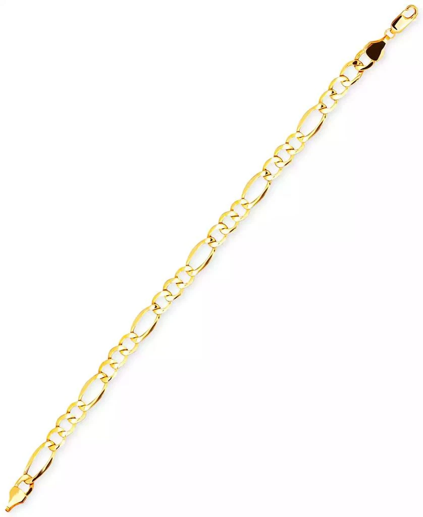 商品Italian Gold|Men's Figaro Chain Bracelet in 10k Gold,价格¥3889,第4张图片详细描述