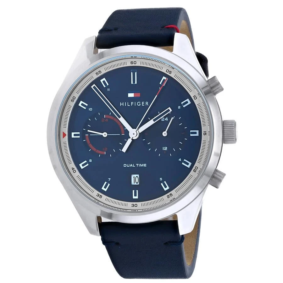 商品Tommy Hilfiger|Tommy Hilfiger Quartz Blue Dial Mens Watch 1791728,价格¥860,第1张图片