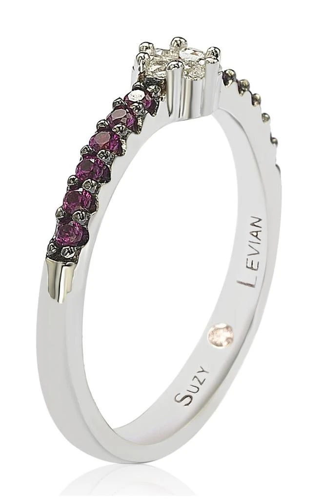 商品Suzy Levian|Pavé Cubic Zirconia Band Ring,价格¥436,第4张图片详细描述