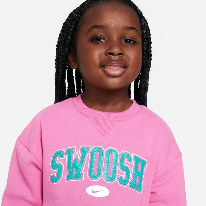 商品NIKE|Girls' Toddler Nike Join The Club Crewneck Sweatshirt and Leggings Set,价格¥391,第3张图片详细描述