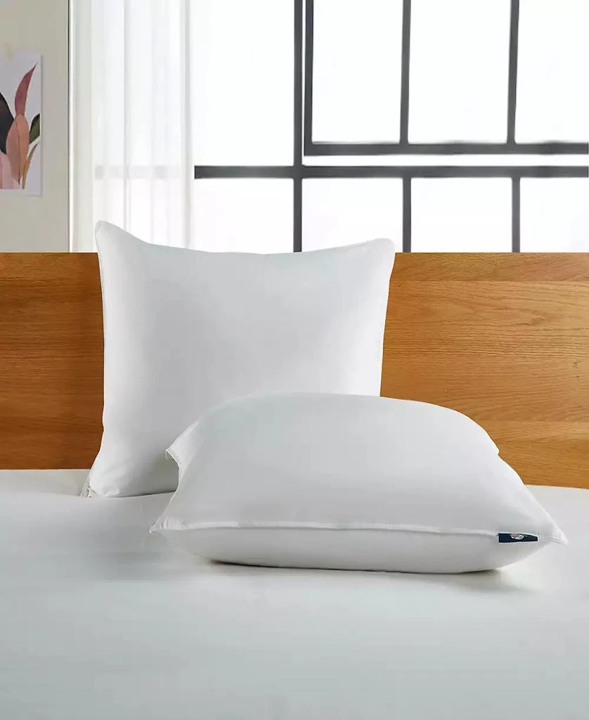 商品Serta|White Goose Feather & Down Fiber Back Sleeper 2-Pack Pillow, King,价格¥823,第3张图片详细描述