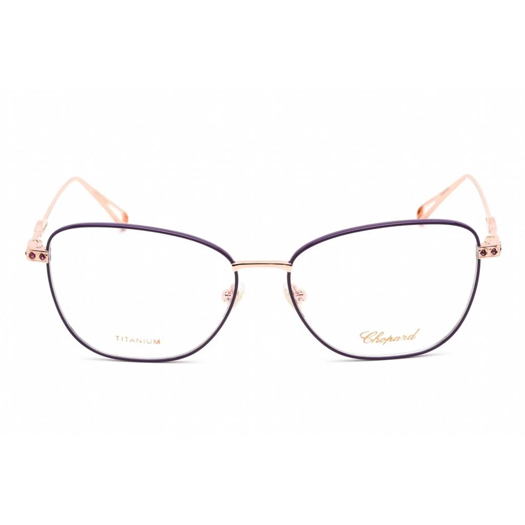 商品Chopard|Chopard Women's Eyeglasses - Shiny Copper Gold Metal Cat Eye Frame | VCHD52S 08MZ,价格¥1692,第2张图片详细描述