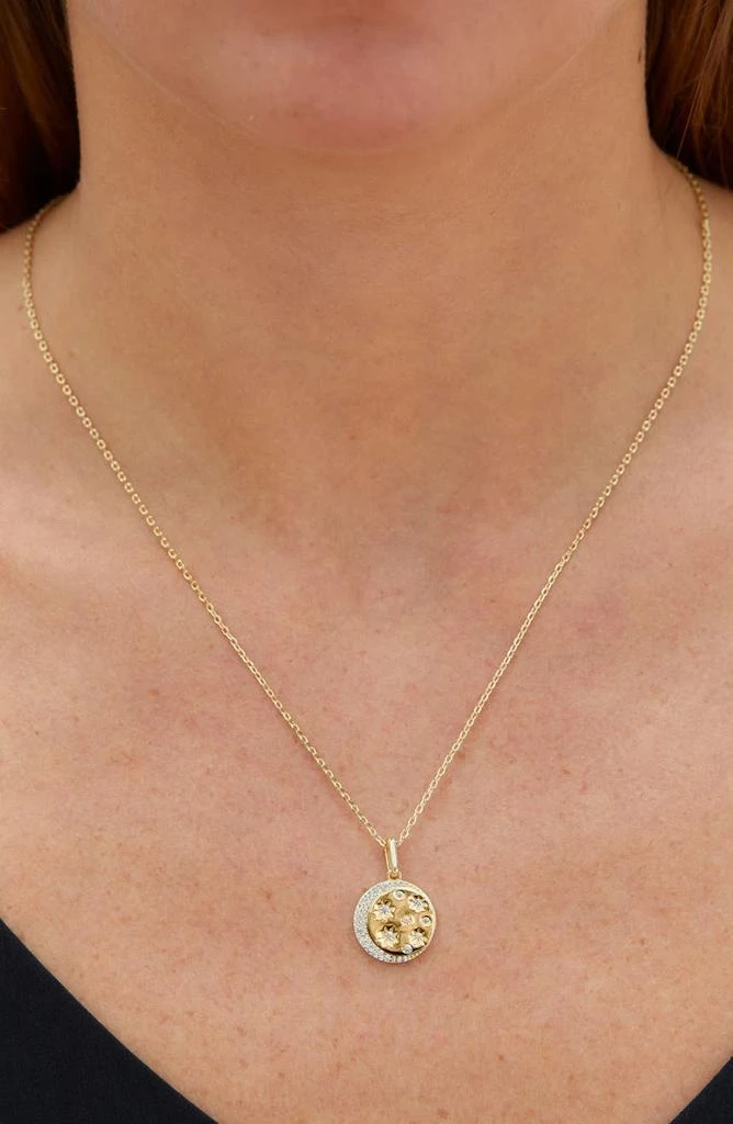 商品Savvy Cie Jewels|CZ Pavé Pendant Necklace,价格¥302,第2张图片详细描述