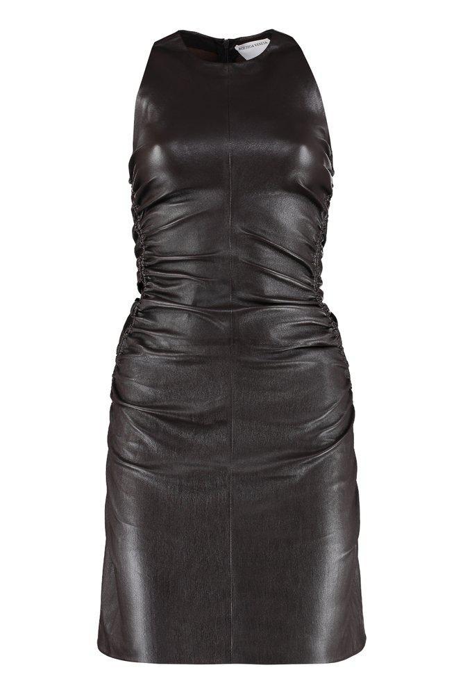 商品Bottega Veneta|Bottega Veneta Stretch Leather Dress,价格¥21441,第1张图片