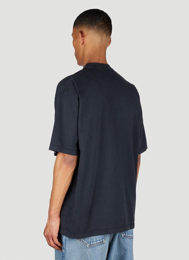 商品Balenciaga|Large Fit T-Shirt in Black,价格¥4886,第6张图片详细描述