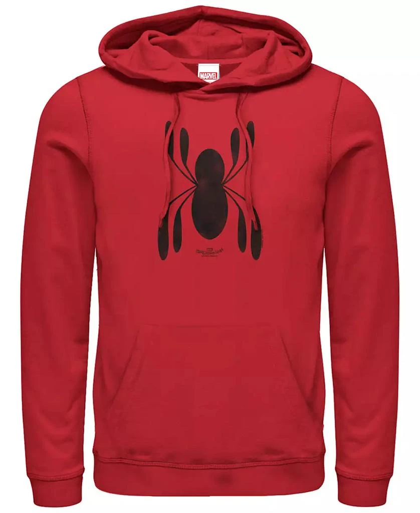 商品Marvel|Marvel Men's Spider-Man Far From Home Homecoming Chest Logo, Pullover Hoodie,价格¥415,第1张图片