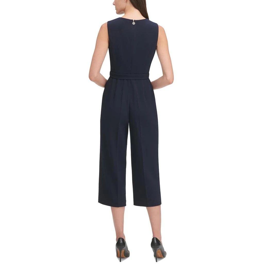 商品Tommy Hilfiger|Tommy Hilfiger Womens Cropped Belted Jumpsuit,价格¥321,第3张图片详细描述