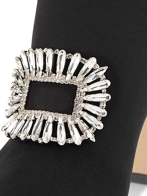 Cantita 90 Embellished Buckle Satin Booties 商品