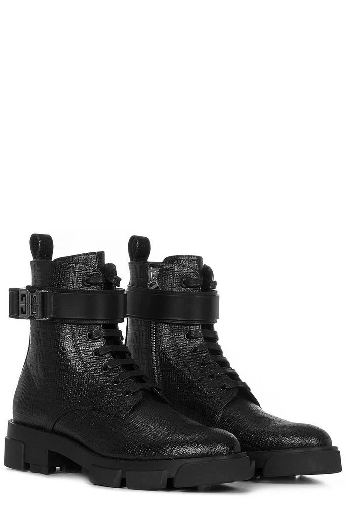 商品Givenchy|Givenchy Chunky Terra 4G Motif Combat Boots,价格¥4182,第3张图片详细描述